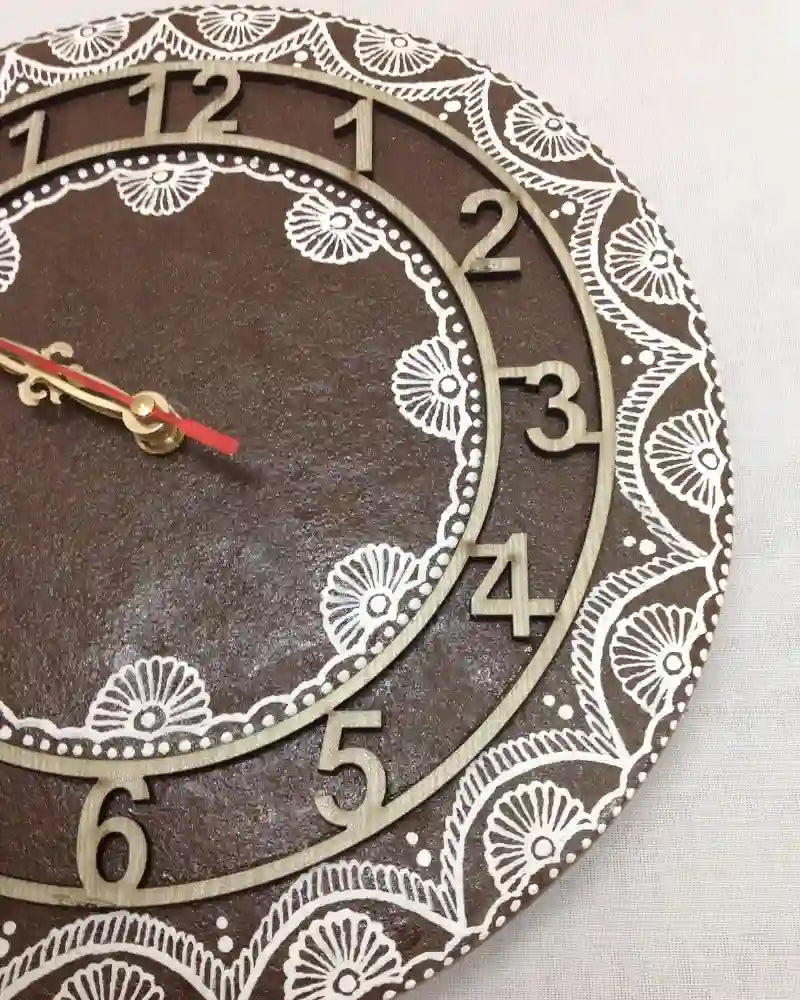 Cow Dung Wall Clock