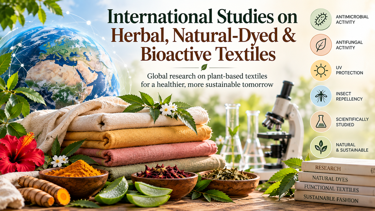 International Studies on Herbal, Natural-Dyed & Bioactive Textiles