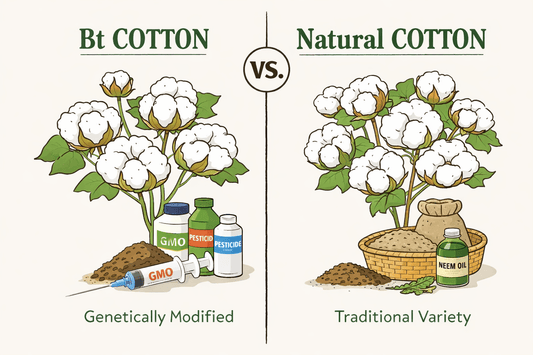 Bt Cotton vs. Natural Cotton: A Critical Perspective on Sustainability, Safety, and Ethics - Babyluck World LLP