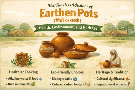 The Timeless Wisdom of Earthen Pots (मिट्टी के बर्तन): Health, Environment, and Heritage - Babyluck World LLP