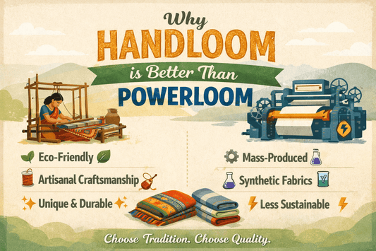Why Handloom is Better Than Powerloom: A Thoughtful Choice for Baby Clothing and Beyond - Babyluck World LLP