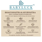 Bhagyavastra™ Manjistha (Maddar) Dyed, 100% Cotton, Lucky & Herbal Newborn Baby Top (Jhabla) 0–3 Months - Babyluck World LLP
