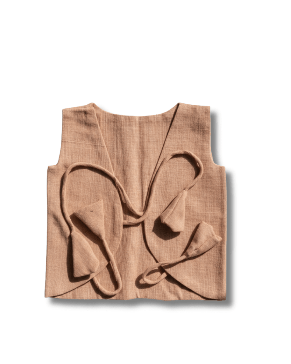 Bhagyavastra™ Manjistha (Maddar) Dyed, 100% Cotton, Lucky & Herbal Newborn Baby Top (Jhabla) 0–6 Months. - Babyluck World LLP