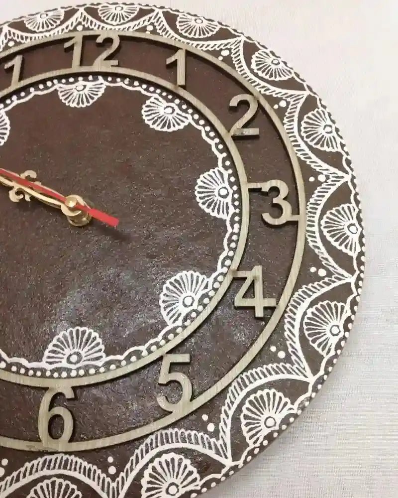 Cow Dung Wall Clock - Babyluck World LLP