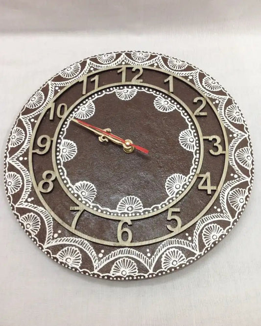 Cow Dung Wall Clock - Babyluck World LLP