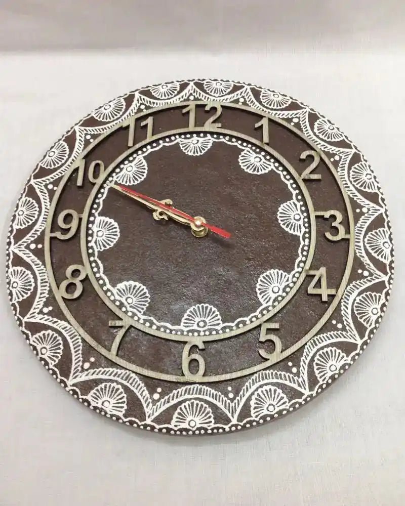 Cow Dung Wall Clock - Babyluck World LLP