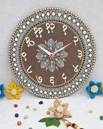 Cow Dung Wall Clock (Hindi) for Vastu Dosh Nivaran, Positive Energy & Prosperity - Babyluck World - Bhagyavastra & Ayurvastra