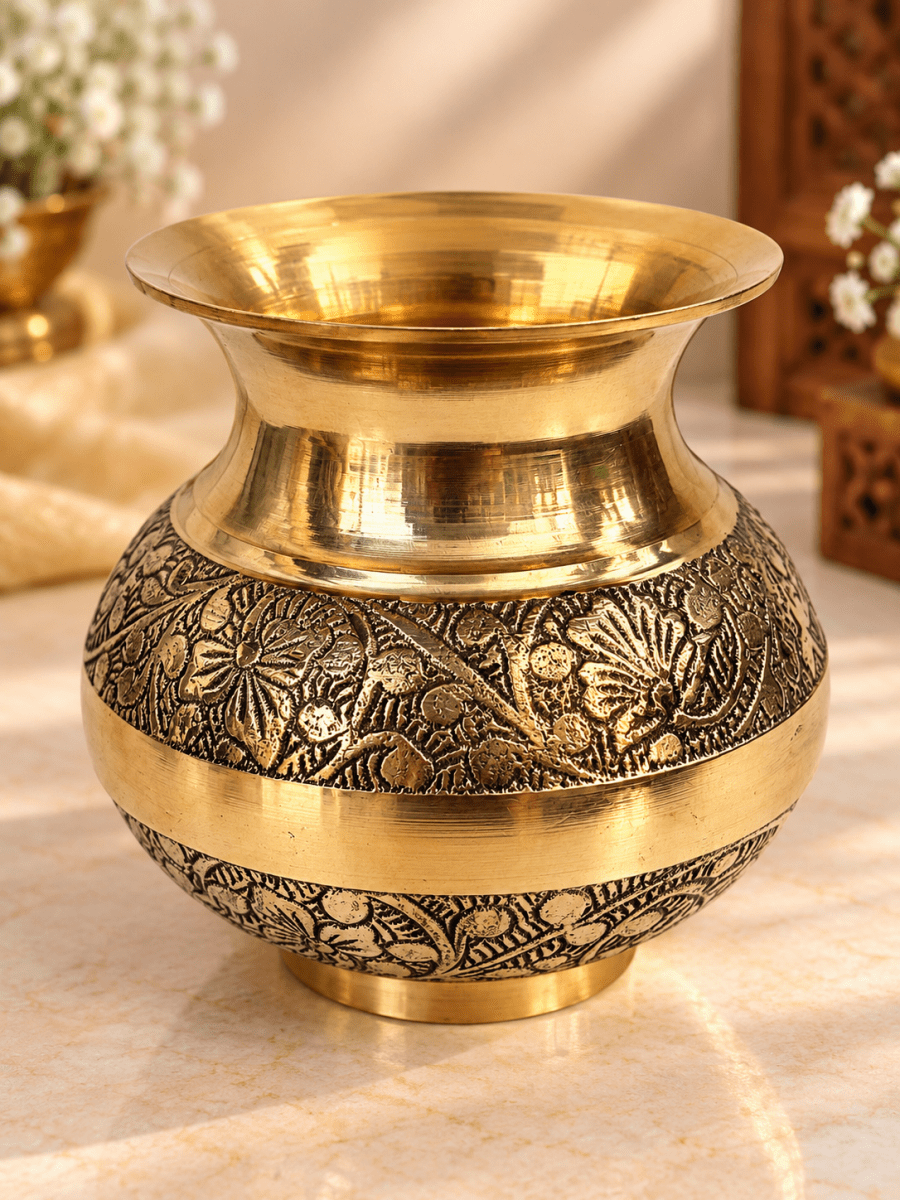 Golden Kalash: A Symbol of Surya’s Blessings - Numerologically Favourable for Number 1 - Babyluck World - Bhagyavastra & Ayurvastra