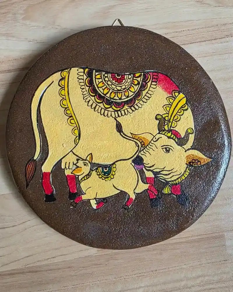 ‘Kamdhenu’ Gobar (Cow Dung) Wall Painting for Vastu & Positivity - Babyluck World LLP
